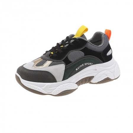 Color-Changing Flying Woven Women's Summer Breathable Mesh Sports Shoes